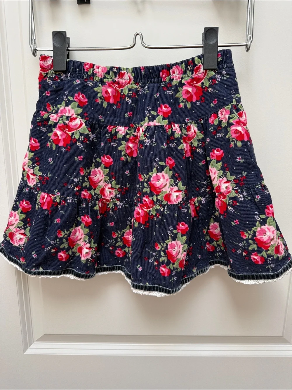 OshKosh B'gosh Floral Corduroy Floral Skirt Size 5